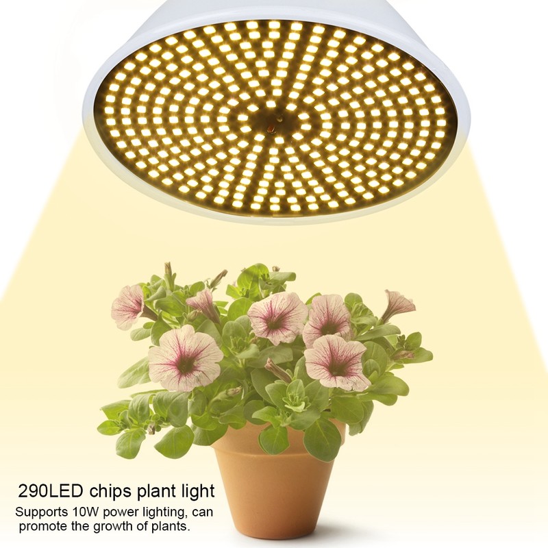 E27 10W 290LED Chip Garden Greenhouse Plants Growing Light for