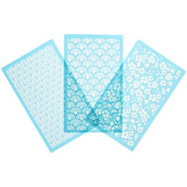 VICASKY Stencils for Polymer Clay Washable Silk Screen Clay Crafting Templates