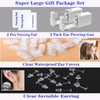 Disposable Ears Piercing Guns, Easy Self Piercing Kit with Stainless