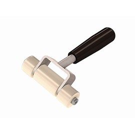 Bon Seam Roller with White Solid Wheel and Three Offset Rollers for Smooth Carpet Seams, Strong Adhesive Activation, and Professional Flooring Installation Control