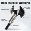 Vearter 40mm Forstner Drill Bit, High Carbon Steel Multi-Tooth Woodworking