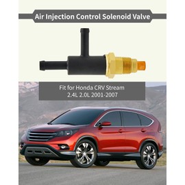 Air Injection Control solenoid Valve Fit for Honda CRV Stream 2.4L 2.0L 2001-2007 Replace for 36281-PNA-G01 36281-PNA-G02 Valve, Air Assist