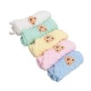 5PCS Cotton Kids Face Towels Good Absorbent Skin Friendly Reusable