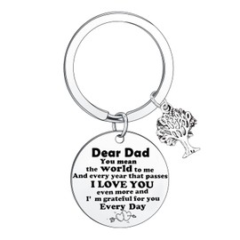 Hgreiwgk Dad Keyring Gifts Father Gifts from Daughter Son Dad Gift Ideas