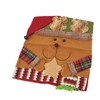 Xmas Dinner Chair Back Covers Easy To Install Soft Anti