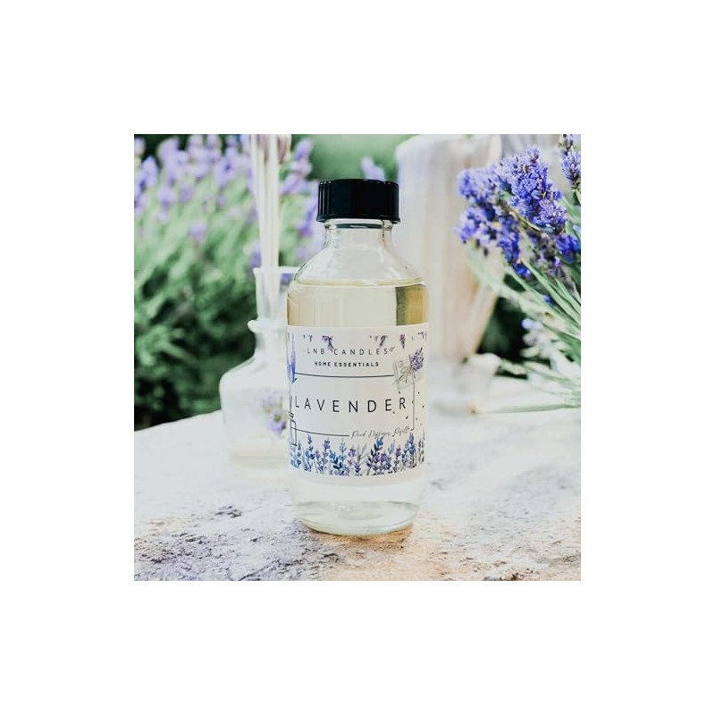 Lavender Scented Scent for Reed Diffuser Refill, Essential Oils, Made