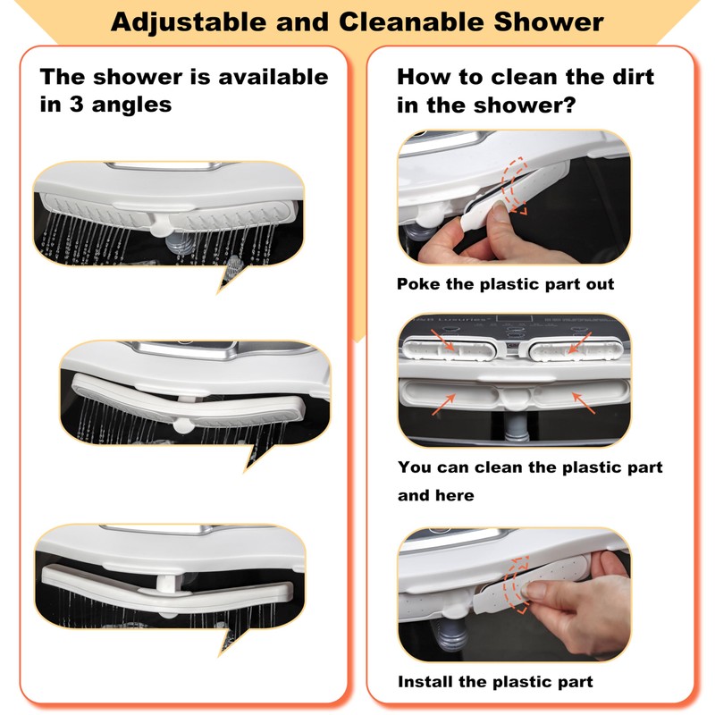 Foot Spa Massager with Heat for Stress Relief, Feet Bath