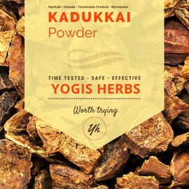 Yogis Herbs KADUKKAI Powder (Terminalia Chebula/Haritaki) – Fresh & Pure (1/2 Lb, 8 oz)