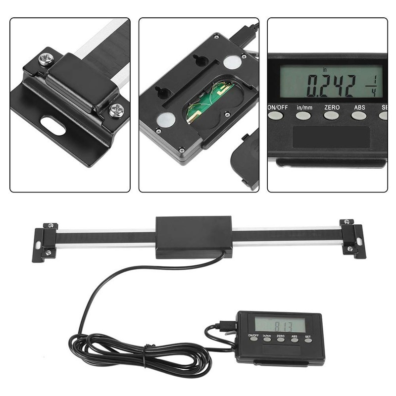 Hilitand Digital Readout Linear Scale DRO Portable Remote LCD for