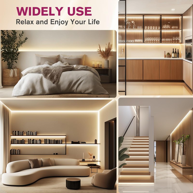 EMITEVER COB LED Strip Lights Neutral White,4000K Tape Light Premium