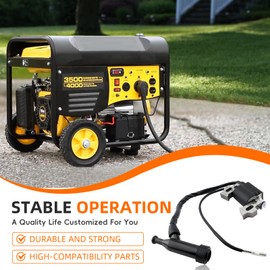 GoaMotors For Honda for Clone GX200 GX160 196cc 212cc Ignition Coil Assembly for Predator 212 cc Coleman Ct200u 5.5hp 6.5hp Engine and Generators Replace 30500-ZE1-033, 30500-ZE1-073