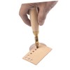 TEHAUX Diy Leather Puncher Tool Multi-function Belt Punching Machine Alloy