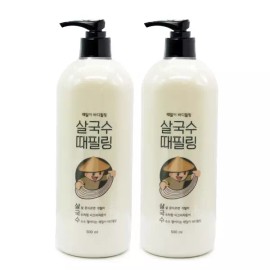 Lacvert 라끄베르 때밀이 바디필링 살국수 500ml+500ml 때필링 Lakbew Rubber Peeling Body Filling Snail 500ml+500ml Peeling Filling