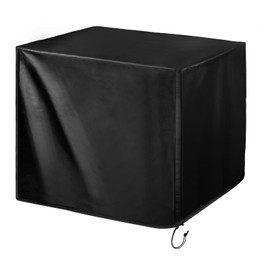 TIAOFY Waterproof Universal Generator Cover, Outdoor Generator Tent Running Cover, Portable Generator Enclosure 420D Polyester with Elastic Drawstring (BLACK, 32"(L) x 24"(W) x 24"(H))