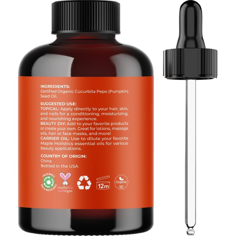 Maple Holistics Organic Large Size Rosemary and Pumpkin Seed Hair