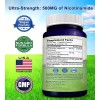 aSquared Nutrition Nicotinamida 500 Mg Con Resveratrol Precursor Nad, Gmp