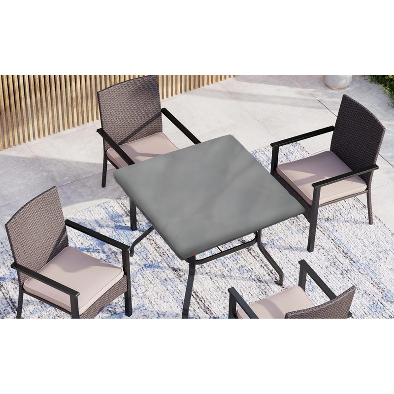 SoloToo Outdoor Square Table Cover Waterproof UV-Resistant for 36 x