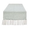 DII Woven Basics Collection 100% Cotton Knit Table Runner, 15x72,