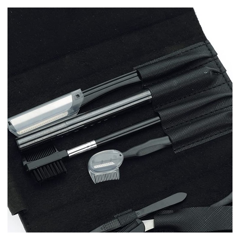 Trust Contact Eyebrow Set, Eyebrow Cut, Scissors, Eyebrow Care, Storage,