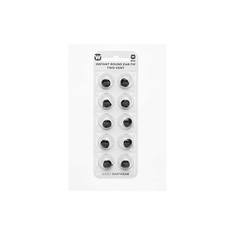 Widex Instant Round ear-tip Two-vent MEDIUM domes