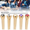 5Pcs Guitar Bridge Pin String Peg Brass Endpin Accessory Replacement