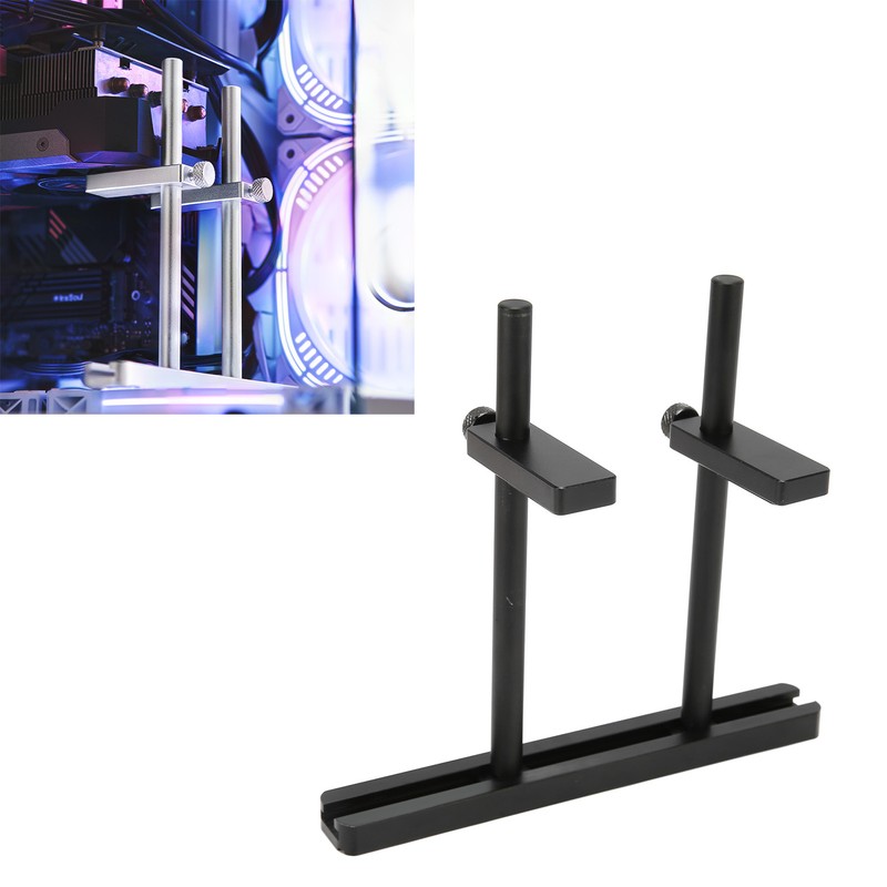 GPU Support Bracket Sliding Base Prevent Slipping Height Adjust Aluminium