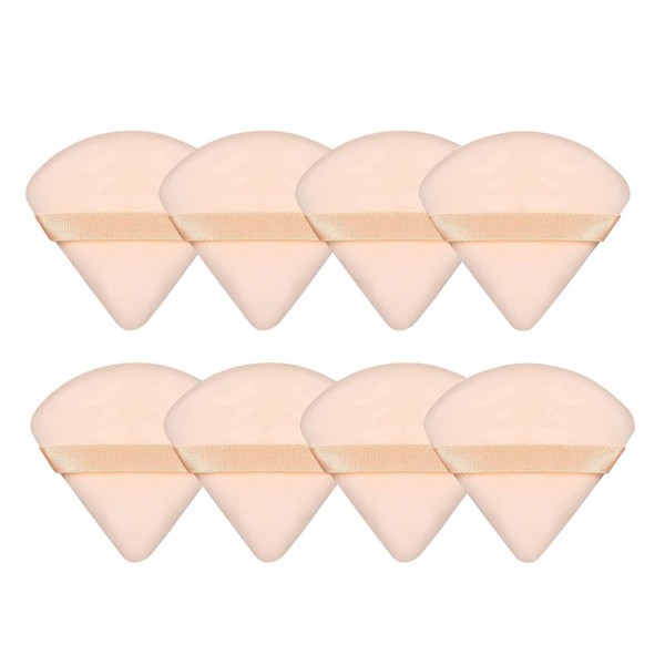 8 Pieces Triangle Powder Puff Face Soft Triangle Makeup Puff