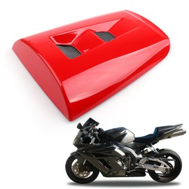 Topteng Motorcycle Rear Pillion Seat, Motorcycle Rear Passenger Pillion Cover ABS Pad Motor Trim Rear Cover for Hon-da CBR 1000 RR 2004-2007
