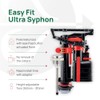 Fluidmaster PRO570W-015-P1 PRO570W-015-P1-The Easy Fit Ultra Syphon, Black