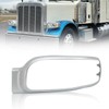 Hpdmauto Headlight Bezel Chrome fit for Peterbilt 389 Semi Trucks