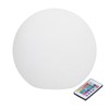LED Round Lamp RGBW 24Key Remote Control 16Color Dimmable 4Mode