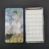 Monet Empty Metal Paint Tin Case with 40pcs Half Pans
