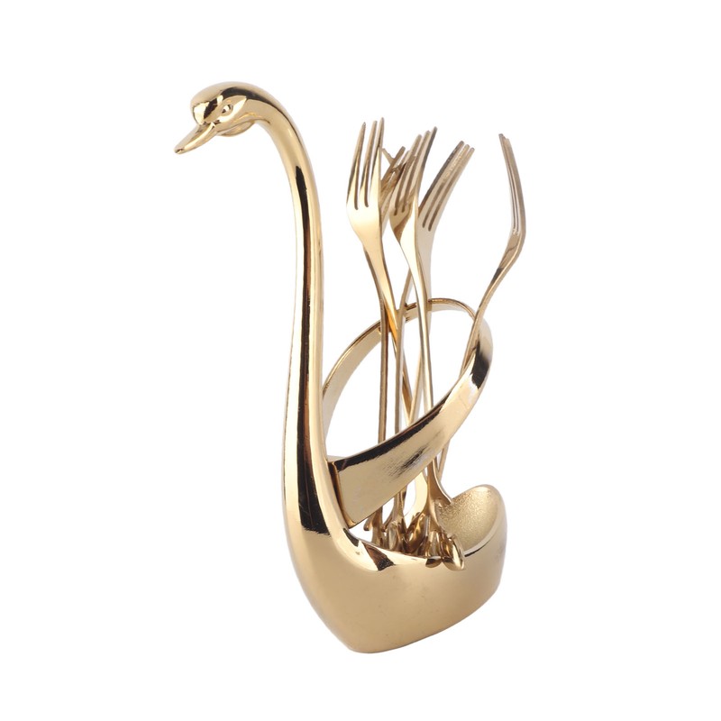 Tableware Mini Zinc Alloy Fruit Dessert Tasting Forks Spoon with