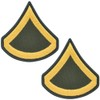 Army Private 1st Class E-3 Rank Sew on Rank for