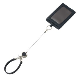 Milagro SL-SH-264 Miragro Shrink Leather Pass Case with Reel Vertical (Pass Case, Commuter Pass Case, IC Card Case, ID Case, Vertical, Pass Holder, Popular, Stylish, Leather, Leather, Present,