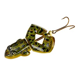 Rebel Lures Buzz'N Frog Topwater Buzzbait Fishing Lure, 2 1/2 Inch, 1/2 Ounce, Green Bullfrog