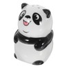 LABRIMP Cute Ceramic Spice Holder Salt Pepper Dispenser Set and