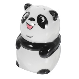LABRIMP Cute Ceramic Spice Holder Salt Pepper Dispenser Set and Easy to Clean Perfect for Home