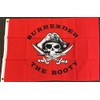 Surrender The Booty Flag - Beautiful Double-Stitched 100% Polyester w/Brass