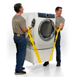 KEEPER Two Person Adjustable Lifting and Moving Straps with 800 lbs WLL, Ergonomic Design, for Safe, Scratch-Free Moving
