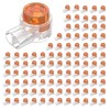 Flycppo Pack of 100 K1 Telephone Cable Connectors, UY Single