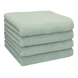 Betz Handtuch 4er Pack Handtücher Set Berlin Größe 50x100 cm 100% Baumwolle - gut trocknend, leichte Qualität - ideal für Sport, Strand, Reisen Farbe Jade Grün