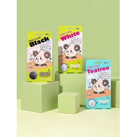 Pore ​​Clear Nose Pack 32 Sheets (White Black Tea Tree) / 포어 클리어 코팩 32매 (화이트블랙티트리)