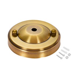 uxcell Retro Light Canopy Kit Pendant Lighting Ceiling Plate 104mm 4.1Inch Gold Bronze
