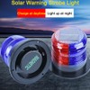 Solar Strobe Warning Light with Strong Magnetic Base LED Warning