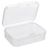 PATIKIL Clear Storage Container with Hinged Lid 65x45x20mm, 12 Pack