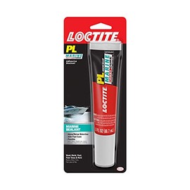 Loctite PL Marine Fast Cure Adhesive Sealants, Waterproof Construction Glue for Fiberglass, Vinyl, Glass & More - 3 fl oz Cartridge, Pack of 1