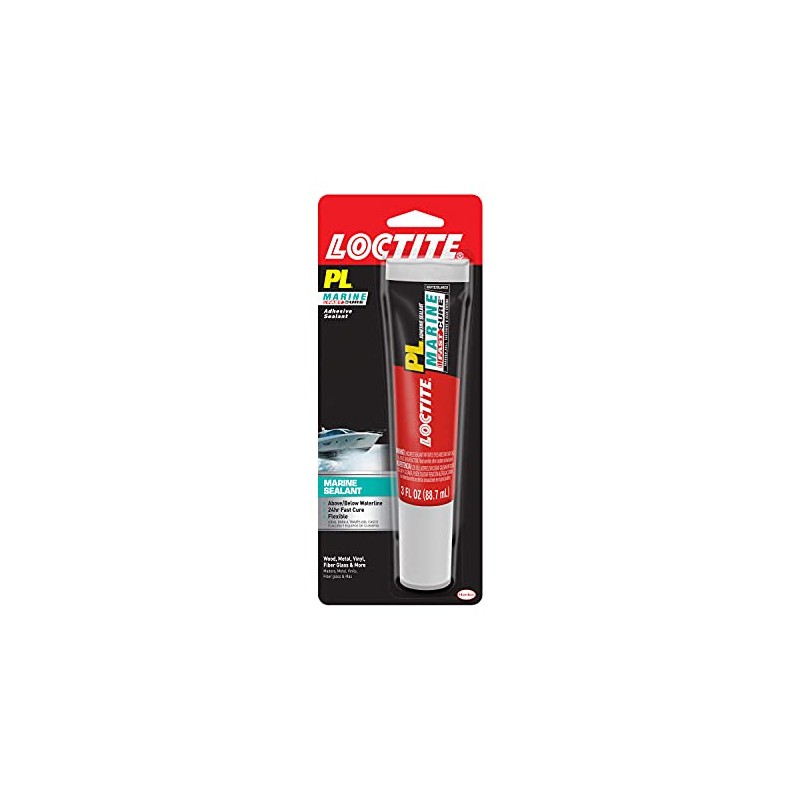 Loctite PL Marine Fast Cure Adhesive Sealants, Waterproof Construction Glue