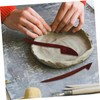 COHEALI 5PCS Wooden Clay Sculpture Tool Set Double Ended Pottery