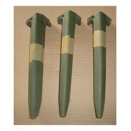 Lot of 12 Military Surplus Antenna / Tent Stakes 12” Inch Length (LEGENDARY-YES)